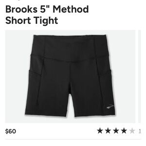 Brooks Black Method Short 5”